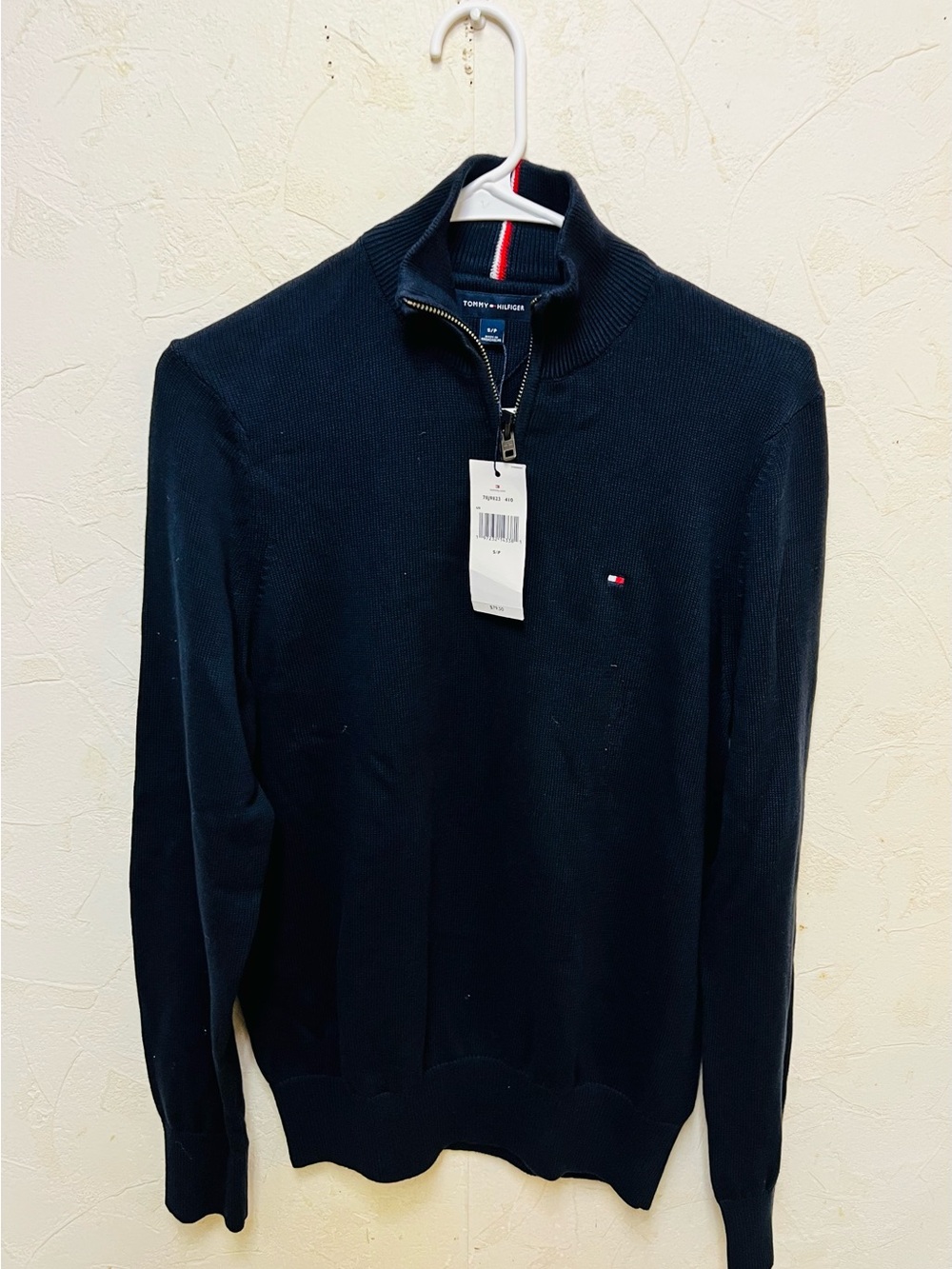 Tommy Hilfiger Men's Quarter-Zip Sweater Sz S